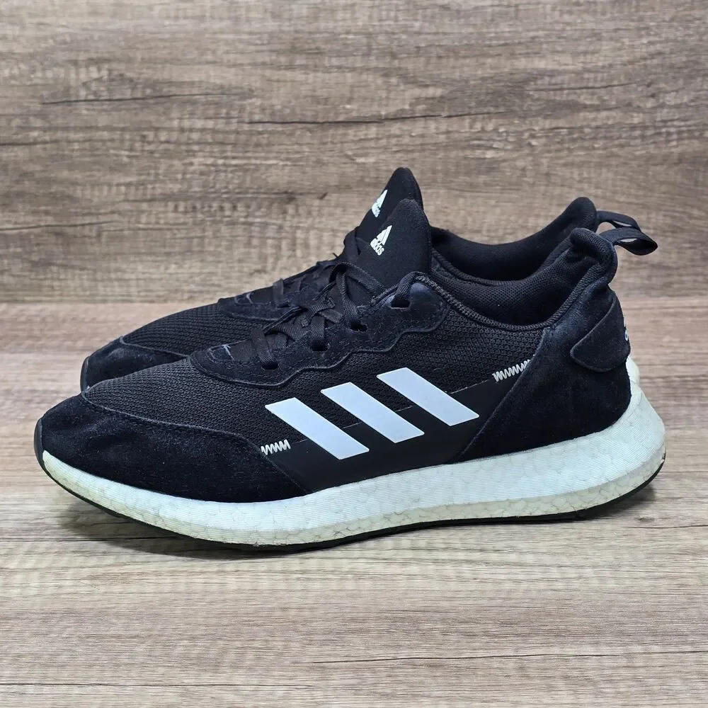 Adidas RapidaLux S&L Men's Size 7 Black White Running Shoes (FV2760)